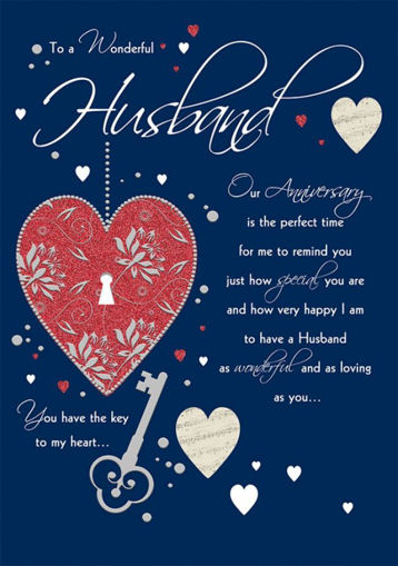 Picture of HUSBAND ANNIVERSARY CARD